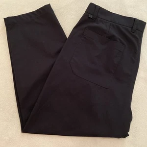 Lululemon Relaxed Tapered Twill Trouser Pants 36 (38x27.5) Black LM5AN1S City - Picture 1 of 12