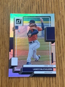 2022 Panini Donruss Lance McCullers Season Stat Line #116/357 Houston Astros - Picture 1 of 1