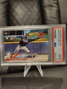2018 Topps Update #252 Ronald Acuna Jr Rookie Debut (RC) PSA 10 GEM MINT! - Picture 1 of 2