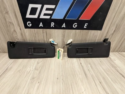 OEM BMW F30 F31 F32 F36 F80 F82 M3 M4 Parasol Interior Izquierdo Derecho PAR Negro Foto 1 de 4