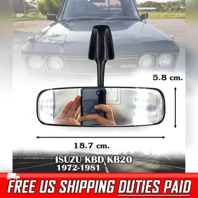 Espejo retrovisor interior para camioneta Chevrolet LUV 1972-1981 Isuzu KB20 KB21 Foto 1 de 4