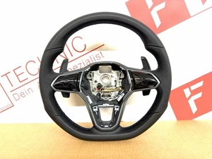 Original VW Golf 8R Passat Lenkrad Lenkradheizung Abgeflacht Blau 5H0419089QT - Picture 1 of 9