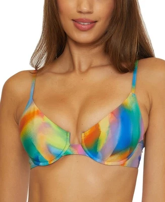 Top de bikini Becca multicolor mezcla poliéster-spandex, talla L Foto 1 de 3