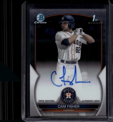 2023 Bowman Draft #CDA-CFI Cam Fisher Chrome Prospect Autographs - Image 1 of 2