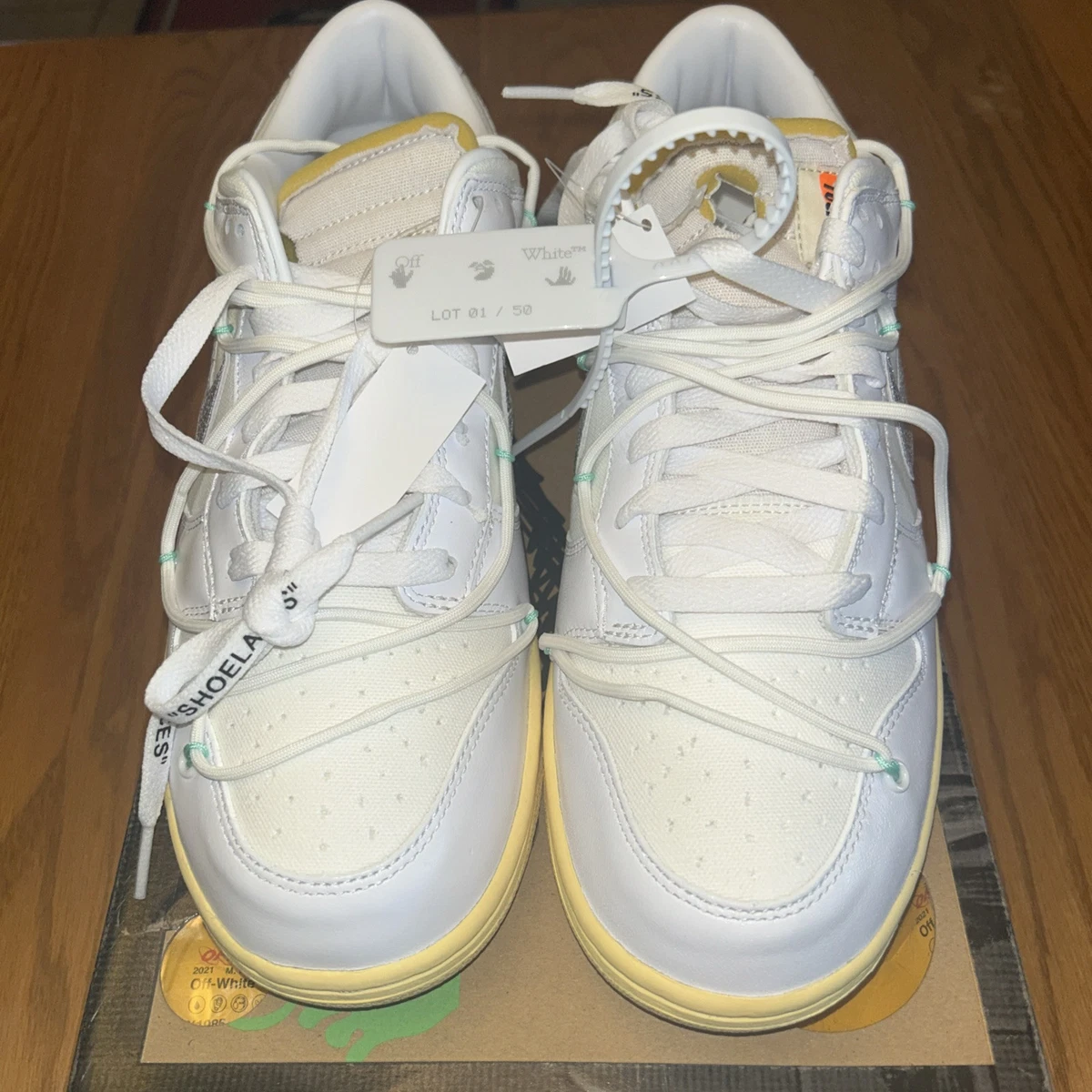 Nike Off-White x Dunk Low Lot 01 of 50 for Sale | Authenticity