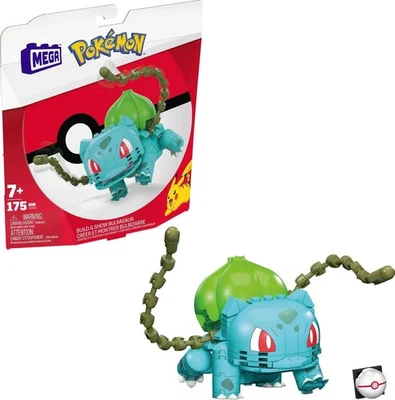 Pokemon MEGA Construx Jumbo Bulbasaur GVK83 175pcs Block Set NEW Japan - Image 1 of 4