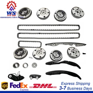 Timing Chain Kit Gear Tensioner For Ford F-150 Lincoln MKX 2.7L DOHC 2012-2018 - Picture 1 of 4