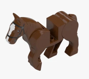 NUEVO CABALLO LEGO - MARRÓN ROJIZO - ARTÍCULO #10509 SET PATAS MÓVILES - Imagen 1 de 1