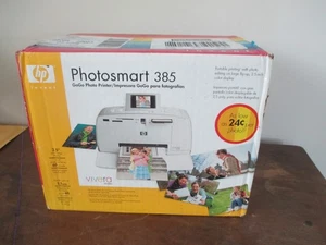 HP PhotoSmart 385 LCD GoGo Compact Photo Printer Brand New In Box - Picture 1 of 4