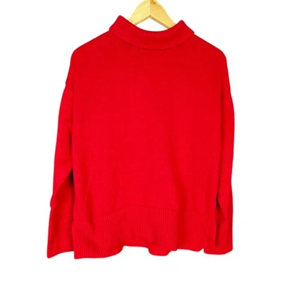 Suéter rojo tejido algodón/nylon/cachemira marca Lucky para mujer - S Foto 1 de 4