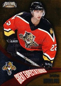 2002-03 Pacific Exclusive Great Expectations #8 Kristian Huselius