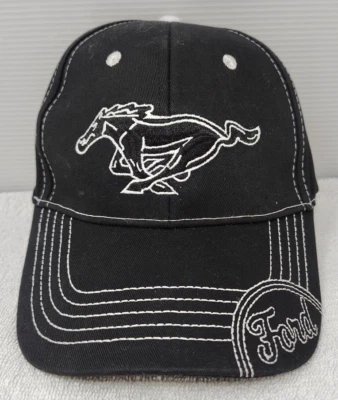 Gorra de béisbol Ford Mustang Car Auto Racing 100 % algodón negra Foto 1 de 4