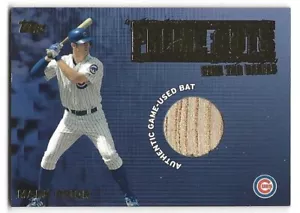 2003 Topps Prime Cuts Pine Tar Relics #MP Mark Prior Cubs Game Used Bat #115/200 - Bild 1 von 1