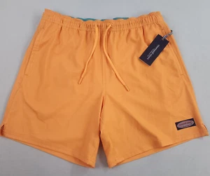 Vineyard Vines swim trunks shorts M Medium 5" orange pockets $98 mens - Picture 1 of 12