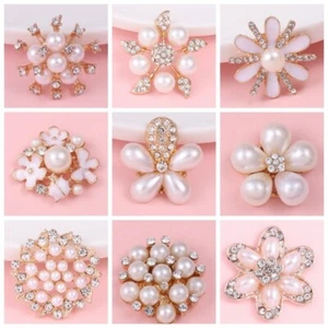 Creativo Imitación Perla Aleación Flor Hágalo Usted Mismo Teléfono Móvil Estuche Accesorios Material - Imagen 1 de 31