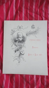 PROGRAMME CERCLE ARTISTIQUE ET LITTERAIRE 1885 - Picture 1 of 1