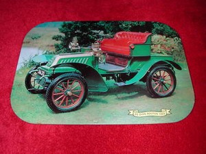1903 De Dion Bouton Metal Hot Pad Trivet~MCM Antique Vintage Automobile Car Tray