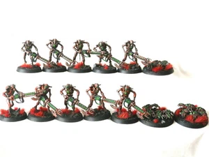 A3 WARHAMMER 40K NECRON ARMY - PAINTED NECRON WARRIORS - Picture 1 of 5