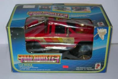 VINTAGE ROAD MONSTER "BATTERY OPERATED" 1/13 SCALE "FS 168" RED BRAND NEW IN BOX - Image 1 of 2