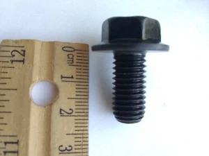 (8) Pernos de brida hexagonal métrica M10-1.5x20 hexagonales 15 mm grado 10.9 - Imagen 1 de 3