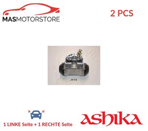 WHEEL BRAKE CYLINDER DRUM BRAKE PAIR REAR ASHIKA 67-H0-014 2PCS L NEW