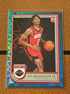TyTy Washington Jr. 2022-23 NBA Hoops TEAL EXPLOSION SP Rookie RC #258 - Picture 1 of 8