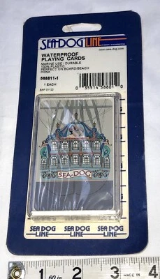 Sealed Set Sea-Dog Line 588811-1 Waterproof Playing Cards Marine NEW - Image 1 of 4