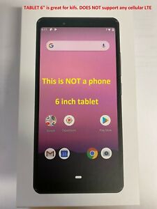 NEW Magellan + Plus Tablet 6" U2-PLUS-TE-VR 16GB 3GB 2160x1080 Android 9 White