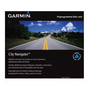 Garmin City Navigator Australia New Zealand Street Map microSD Card 010-11875-00 - Picture 1 of 1