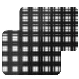2Pcs Car side window mesh film windshield net sun shade sticker UV protectio-YA - Picture 1 of 8