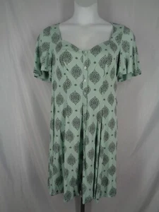 Mini Vestido Torrid Babydoll Talla 00 (10) Mediano Medallón Patinador Rayón Nuevo - Imagen 1 de 11