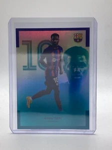 JUEGO DE EQUIPO TOPPS BARCELONA 2022/23 PARALELO ANSU FATI 095/175 - Imagen 1 de 2