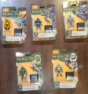 HALO INFINITE - Mini Figures - All Characters - Set of 5 - Mega Construx - Picture 1 of 6