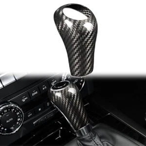 Schaltknauf-Abdeckungsblende für Mercedes-Benz W204 C E G GLS-Klasse Carbon Blk - Bild 1 von 3