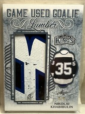 2020-21 Leaf Lumber Kings Game Used Goalie Lumber NIKOLAI KHABIBULIN 9/9