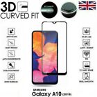 For Samsung Galaxy A10 (2019) 3D Tempered Glass LCD Screen Protector Black
