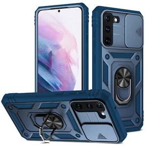 For Samsung Galaxy S25 S24 S23 S22 S21 S20 Armor Rubber Ring Stand Phone Case - Picture 1 of 99