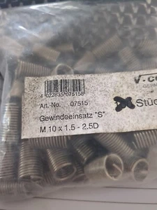 Helicoil Type Inserts. M10 X 1.5(2.5D) Pack 10 - Picture 1 of 1