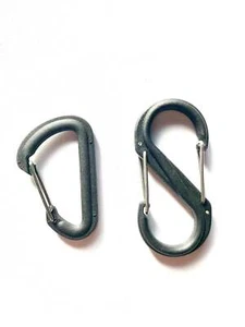 Divemarine Kit Moschettoni in nylon nero rinforzato con fibra di vetro, blocco i - Imagen 1 de 2