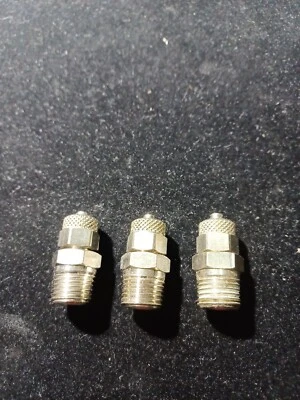 N° 3 Raccordo Dritto Ottone Cromato  3/8" X Tubo Rilsan 6mm  Rapido. - Immagine 1 di 2