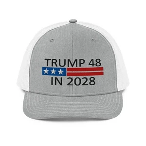 Sombrero de camionero Trump 48 en 2028 Richardson para hombre mujer - Imagen 1 de 57