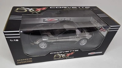 ERTL 1/18 2003 CORVETTE Z06 CROMO NEGRO 1 DE 1000 - matrícula secuencial # Foto 1 de 4