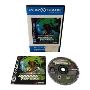 Mortal Kombat MK Special Forces Sony Playstation PS1 Disc & Manual Only Reg Card - Picture 1 of 11