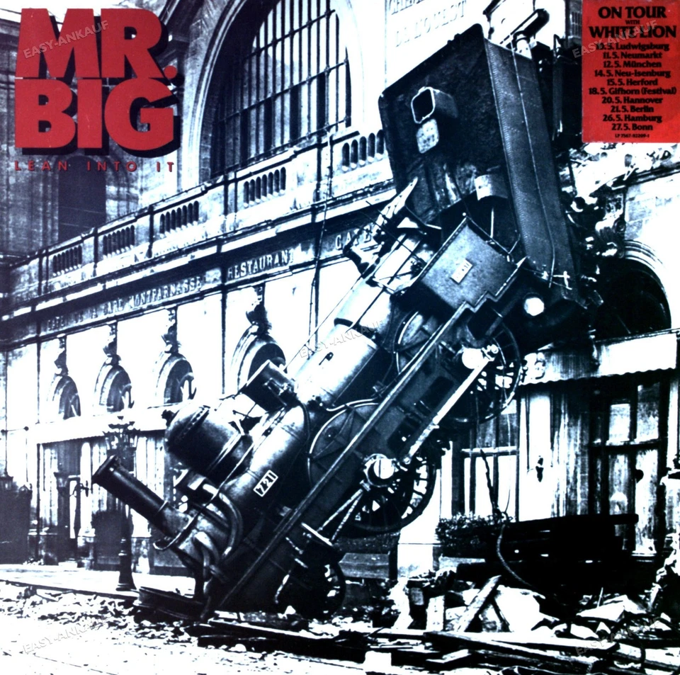 Mr. Big - Lean Into It LP (VG+/VG) .* - Image 1 of 1