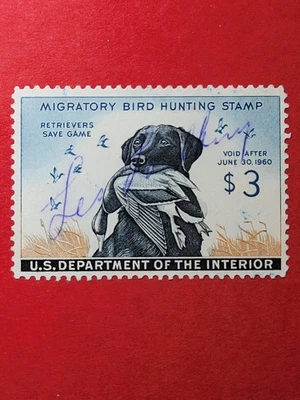 RW26 - $3 1959 Migratory Bird Hunting Stamp – U – VF - Image 1 of 4