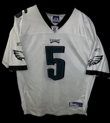 Футболка Донована Макнабба из Reebok Eagles белая No5 2XL оборудование NFL - Изображение 1 из 4