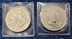 Lot of (4) Statue of Liberty Centennial 1886-1986 The Gift of Freedom Coins - Picture 1 of 6
