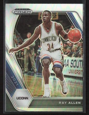 Ray Allen 2021 Panini Prizm Draft Picks #91 Silver Connecticut Huskies Foto 1 de 2