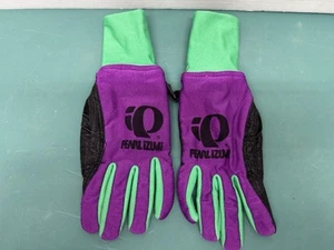Pearl Izumi Full Finger Gloves Leather Palm Size Large Full Cuff Excellent! - Picture 1 of 8