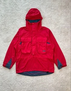 Patagonia Skanorak No Snow Red L 90s Mountain Shell Used - Picture 1 of 18